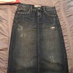 Jean skirt
